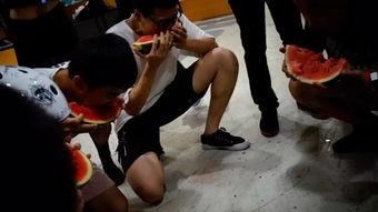 奇葩吃瓜大赛场面,奇葩吃瓜大赛现场，笑料百出，惊呆众人